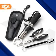 Alicate De Pesca Conjunto Completo Ferramenta Multifunional Cotenção Bico Curvo Tira Labios Peixe
