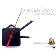 Kit Maquina Relógio Quartz De Parede Eixo 22mm Armazem e-shop