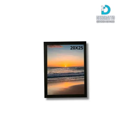 Porta Retrato 20x25 A5~A4  Moldura Preta ou Branco Com Acetato Para decoração e Fotos