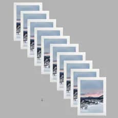 Kit 10 Porta Retrato 20x25 A5~A4  Moldura Branca ´para Decoração e Fotos