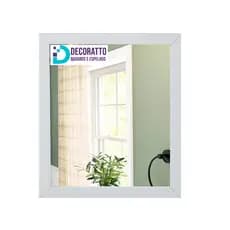 Espelho 20x25 com MDF, Moldura Preta ou Branca