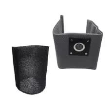 kit Saco De Pano + Filtro Espuma P/ Aspirador Wap Gtw Inox 12l