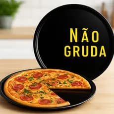 Assadeiras Formas de Pizza Grande Antiaderente 29cm 30cm ou 36cm