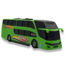 Ônibus de Viagem Pequeno Miniatura Colorido Divertido Durável Buzão Colecionável Brinquedo Carrinho Diversão