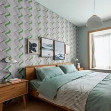 Papel de Parede Adesivo Autoadesivo Decorativo Elegante Quarto Varanda Cozinha Sala Casa Lavável em PVC Estampado 5m X 45cm