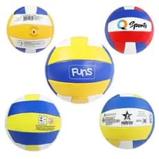 Kit 05/10 Bola De Volei Tamanho Oficial De Couro Sintético Resistente para Praia Piscina Quadra Parque Profissional