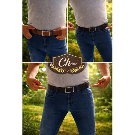 Kit 2 Cinto Masculino - 112CM.