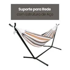 Suporte Resistente Rede Estrutura Robusta Aço Durável Conforto Segurança Descanso