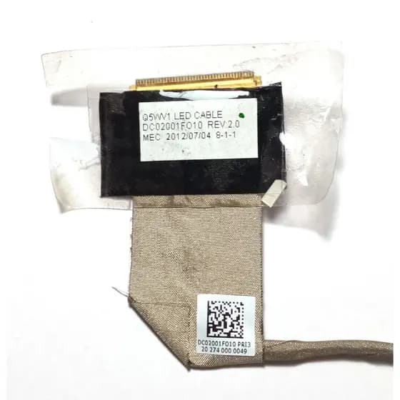 Cabo flat tela Q5WV1 DC02001FO10 com webcam para notebook Acer Aspire E1-531-2688