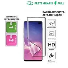 PELÍCULA GALAXY S10+ PLUS (COM FURO NA CÂMERA) (FUNCIONA A DIGITAL)