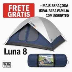 Barraca Camping Luna 8 / 7 / 6 /5 e 4 Lugares Inglu Acapamento Familia
