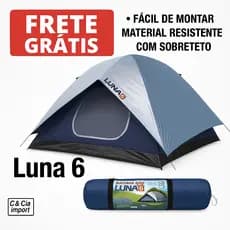 Barraca Campingde 4 a 6 Lugares Luna Iglu Acampamento Sobreteto 3x3