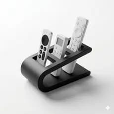 Suporte Organizador para Controles Remotos | Porta Controle Moderno Decorativo