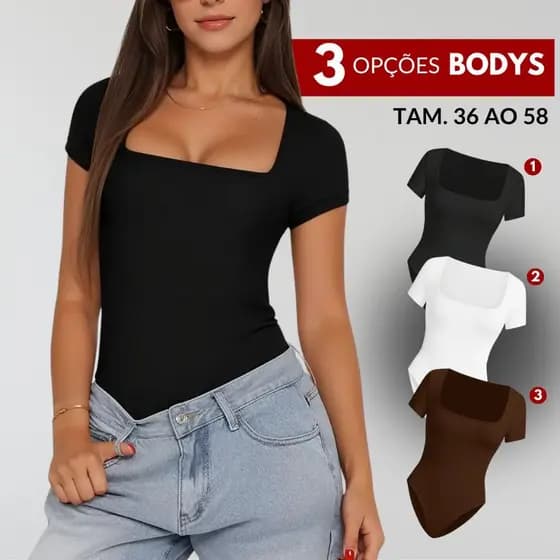 Body Feminino Estiloso Blusa Feminina Estilosa Tendência Blusa Academia Feminina Bory Bore Body Preto Body Marrom