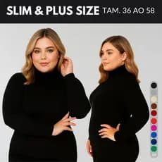 Blusa Termica Feminina Inverno Blusa Plus Size Feminina Blusa Manga Longa Feminina Cacharrel Feminino