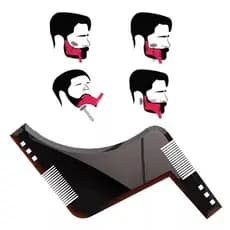 Régua P/ Barba Com Pente - Alinhador e Modelador de Barba