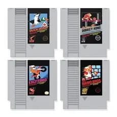 Porta copos fita nintendo NES Mario Bross kit com 4