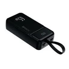 HREBOS – Power Bank 30000mAh 65W PB-958 | Carga Rápida USB-C PD com Display Digital | Ideal para Viagem e Rotina