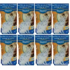 Areia Sanitaria para Gatos Silica Chalesco Grossa ( 8 pacotes )