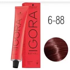 Coloração Igora Royal 6-88 Louro Escuro Vermelho Extra 60g