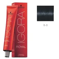 Coloração Igora Royal 1-1 Preto Azulado 60g