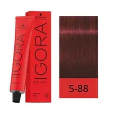 Coloração Igora Royal 5-88 Castanho Claro Vermelho Extra 60g