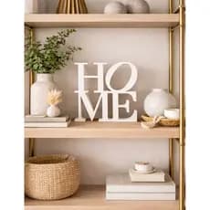 Palavra Decorativa HOME | Decoração Sala Moderna Aconchegante para Casa