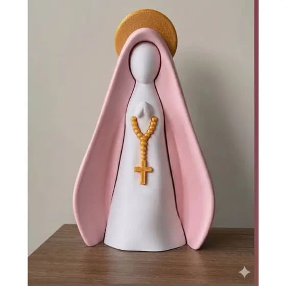 Nossa Senhora Decorativa Escultura Religiosa - Escultura Religiosa Nossa Senhora Decorativa