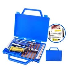 Kit Reparo de Metal para Pneus de Carros Motos + Macarrão + Maleta premium 12 Peças ZHENG-LED