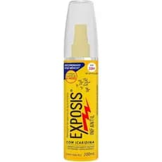 Repelente Exposis infantil 100 ML Spray com Icaridina Até 10h de Proteção
