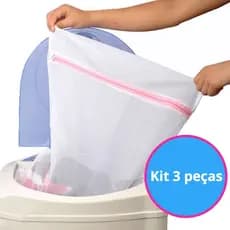 Kit com 3 Sacos para Lavar Roupa Delicada PROMOÇÂO