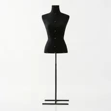Pedestal H De Ferro Preto Modelo Busto Manequim Costura Regulável
