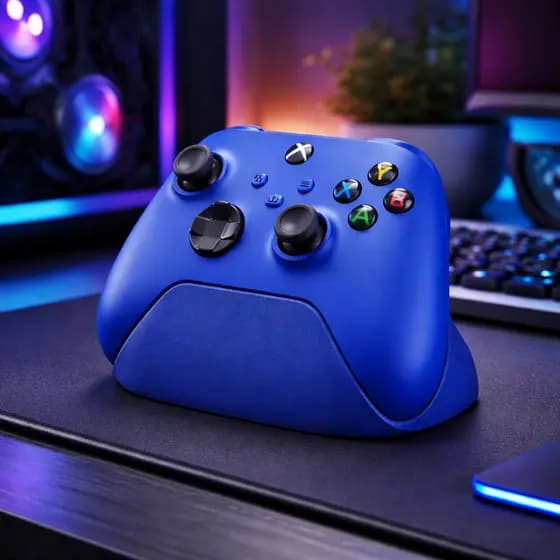 Suporte Controle Xbox Mesa Antiderrapante – Base Controle Resistente Organizador Gamer Design