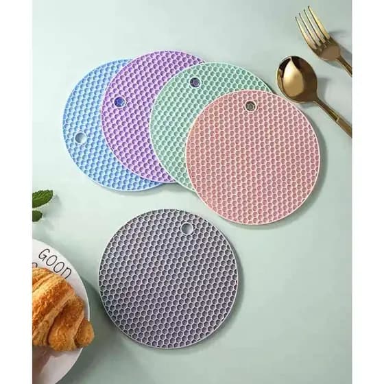 kit 4 /6 unidades Descansos Panela em Silicone Protetor Resistente 17.5cm