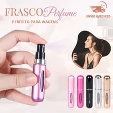 Porta Perfume Recarregavel Portatil Spray 5ml - Cores Aleatórias