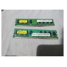Memória  Ram Itaucom 1gb  Ddr2  2 pentes de memoria  667mhz (01gn66kfua8)