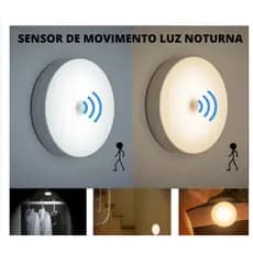 Luz do sensor de movimento, luz de parede, luz de armário, luz noturna de LED, lâmpada de indução corporal inteligente, luzes de escada em qualquer lugar para o quarto armário parede cozinha corredor