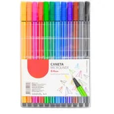 canetas personalizadas coloridas ponta-fina 0.7mm colorido microliner