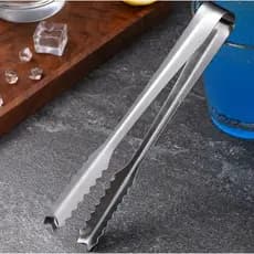 Pinça Pegador 16cm Multiuso Gelo Carne Frios Fruta Gourmet Utensilio de Cozinha Profissiona