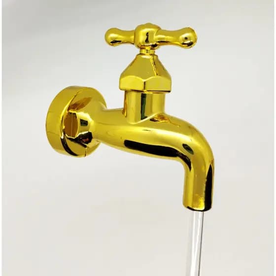 Torneira Mágica Flutuante com Acrílico 30cm para Pets e Decoração (não acompanha bomba)