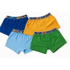 Kit Com 5 Cuecas Box Menino Infantil