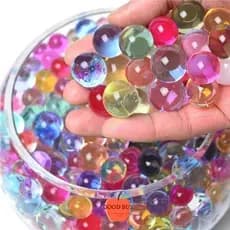Gel Hidrogel 7-8mm Bolas Orbeez Cristal Brinquedo pequenas bolas de gel cor aleatória