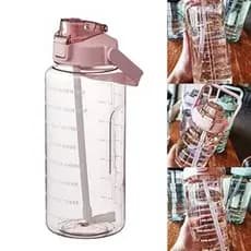 Garrafa Academia Gym Kit com 3 garrafas 2 litros, 1 litro e 600ml
