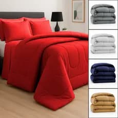 Cobertor Edredom Grosso 400 Fios Dupla Face Extra Macio King, Queen, Casal e Solteiro Matelado Ultrasonico Cama Box