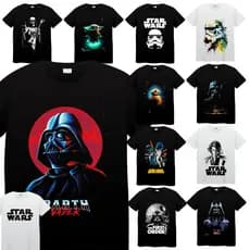 Camiseta Star Wars darth vader 100% algodão unissex