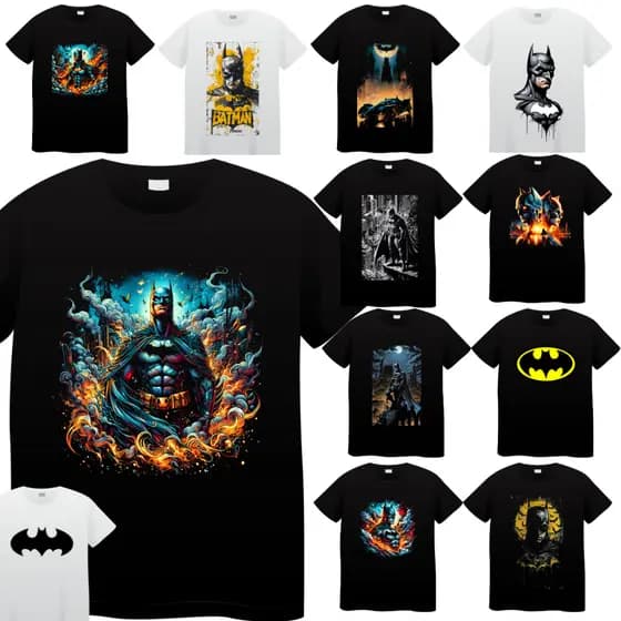 Camiseta Batman 100% Algodão unissex