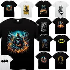 Camiseta Batman 100% Algodão unissex