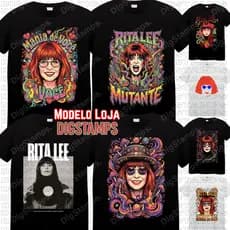 Camiseta Rita Lee Algodão Unissex