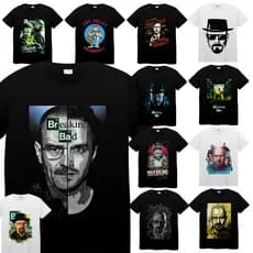 Camiseta Breaking Bad Heisenberg Walter White Jesse Pinkman 100% Algodão unissex