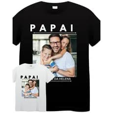 Camiseta Personalizada dia dos Pais Algodão